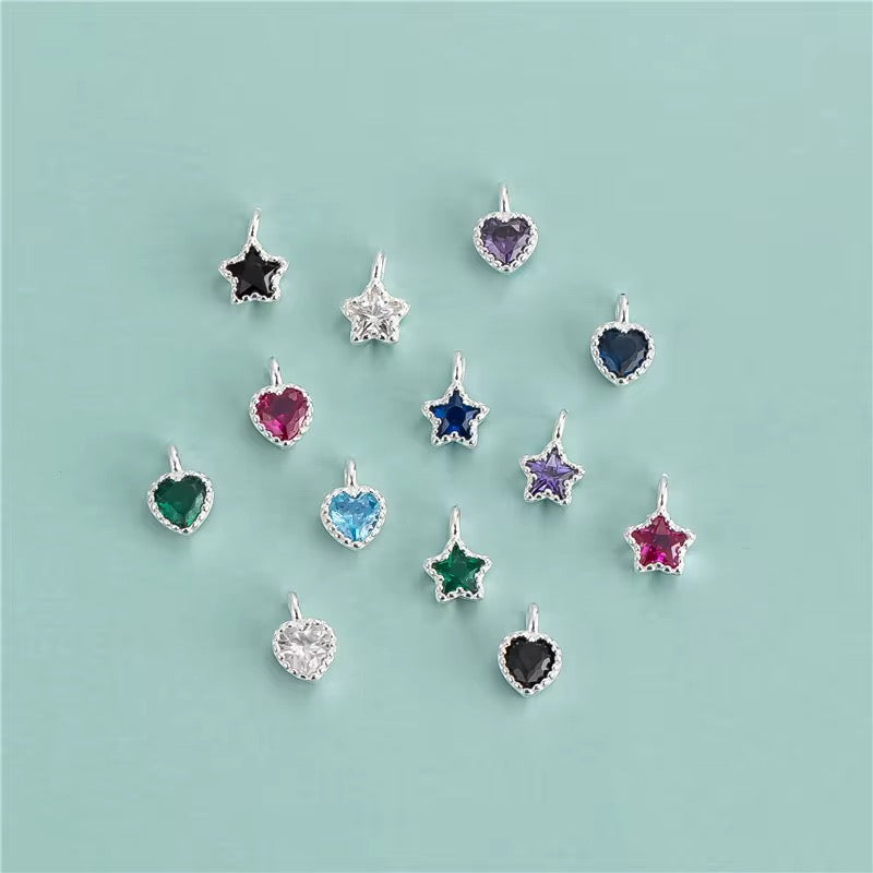 Heart and Star Charms (PLEASE READ DESCRIPTION)