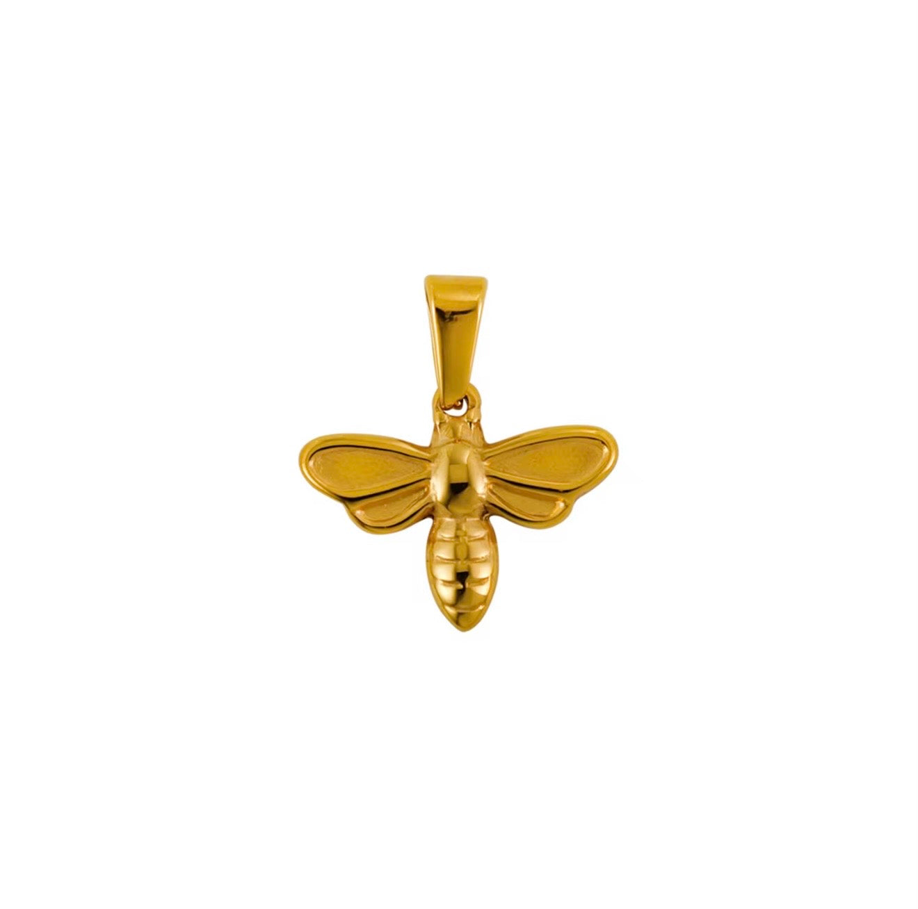 Bee charm gold