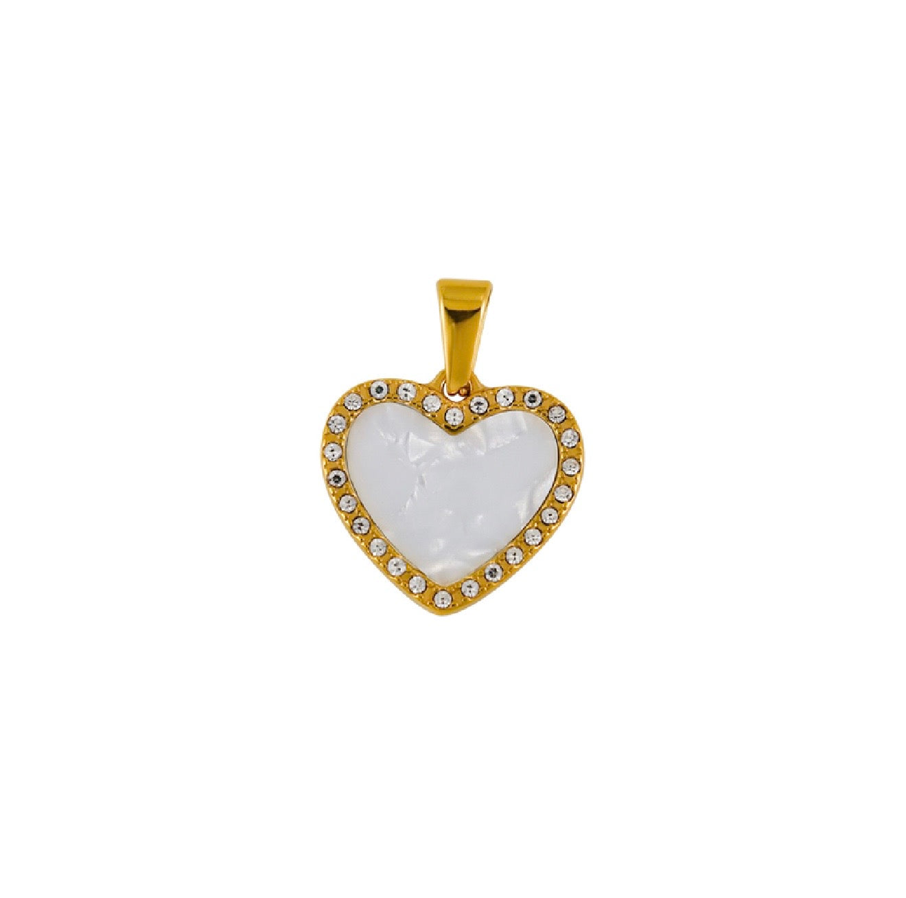 Heart charm Gold