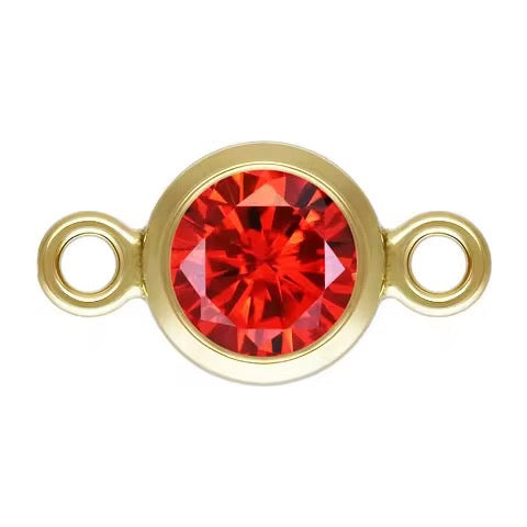 Birth Stone Connector (PLEASE READ DESCRIPTION)