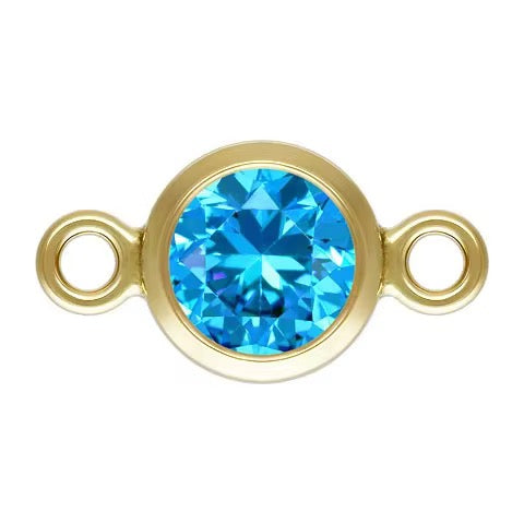 Birth Stone Connector (PLEASE READ DESCRIPTION)