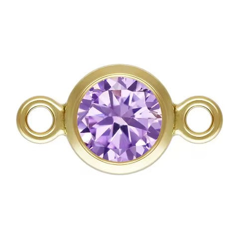 Birth Stone Connector (PLEASE READ DESCRIPTION)