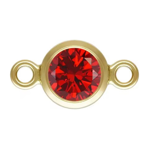 Birth Stone Connector (PLEASE READ DESCRIPTION)