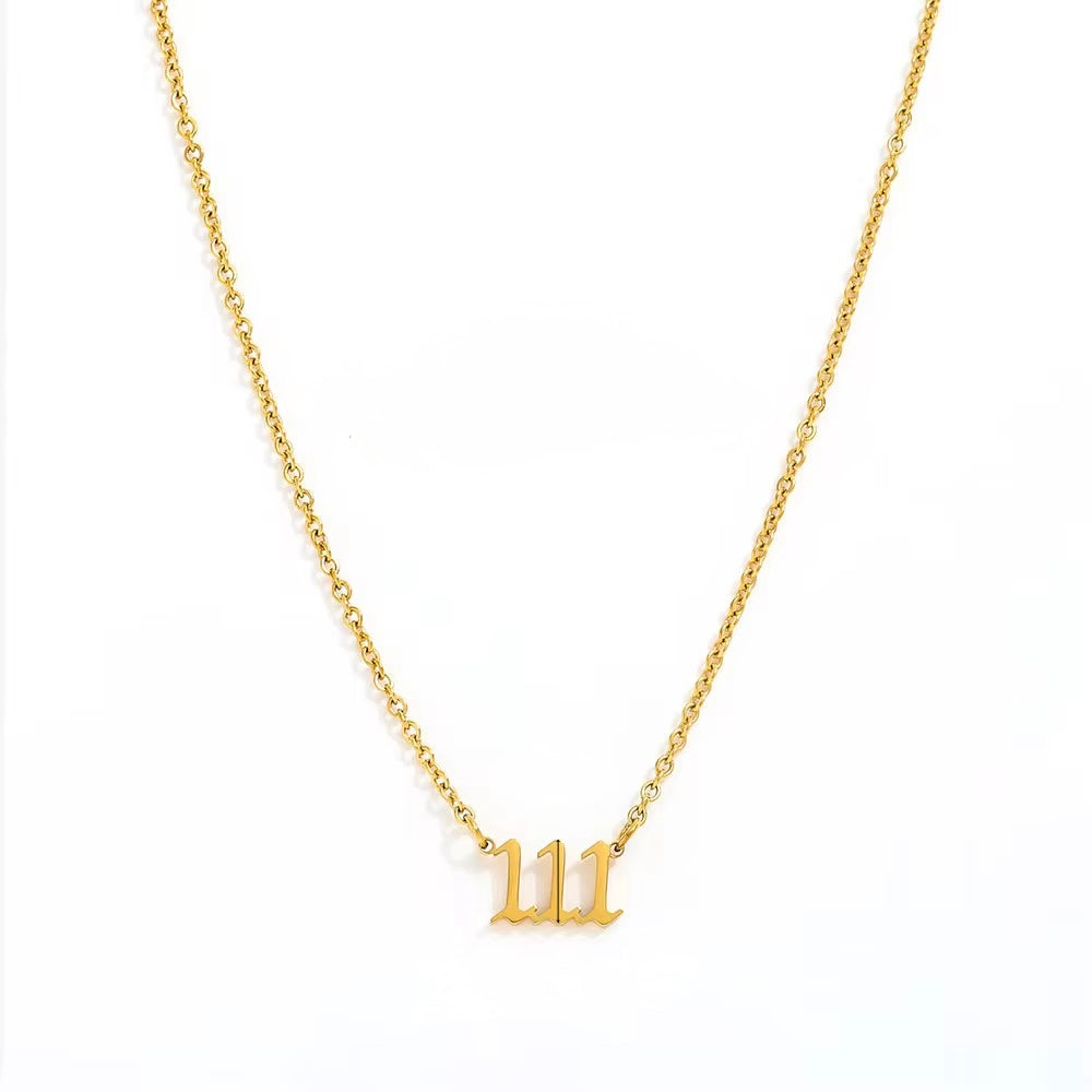 Angel Number Necklace (PLEASE READ DESCRIPTION)