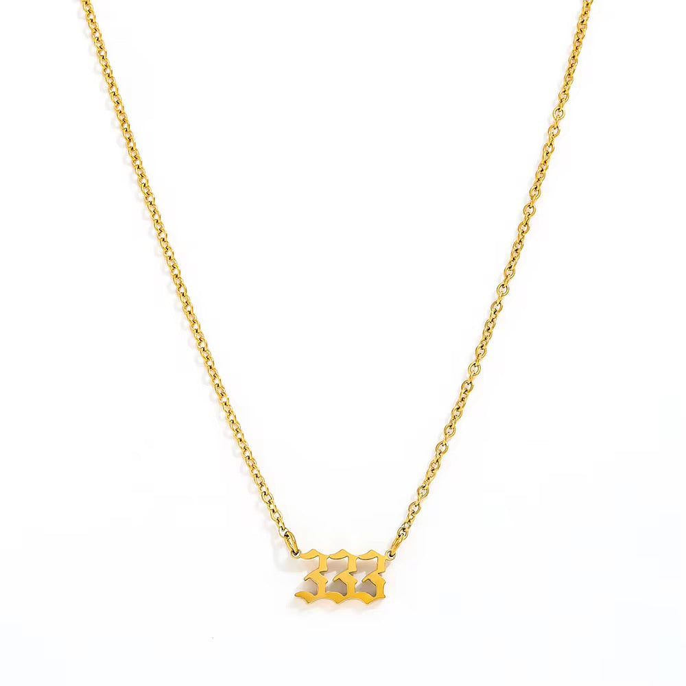 Angel Number Necklace (PLEASE READ DESCRIPTION)