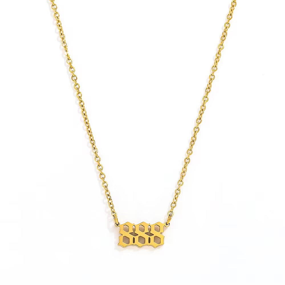 Angel Number Necklace (PLEASE READ DESCRIPTION)