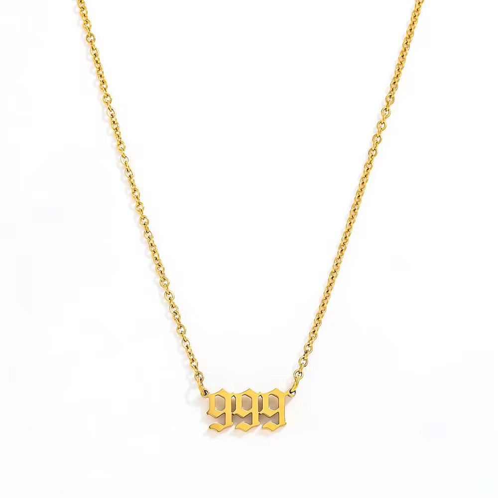 Angel Number Necklace (PLEASE READ DESCRIPTION)