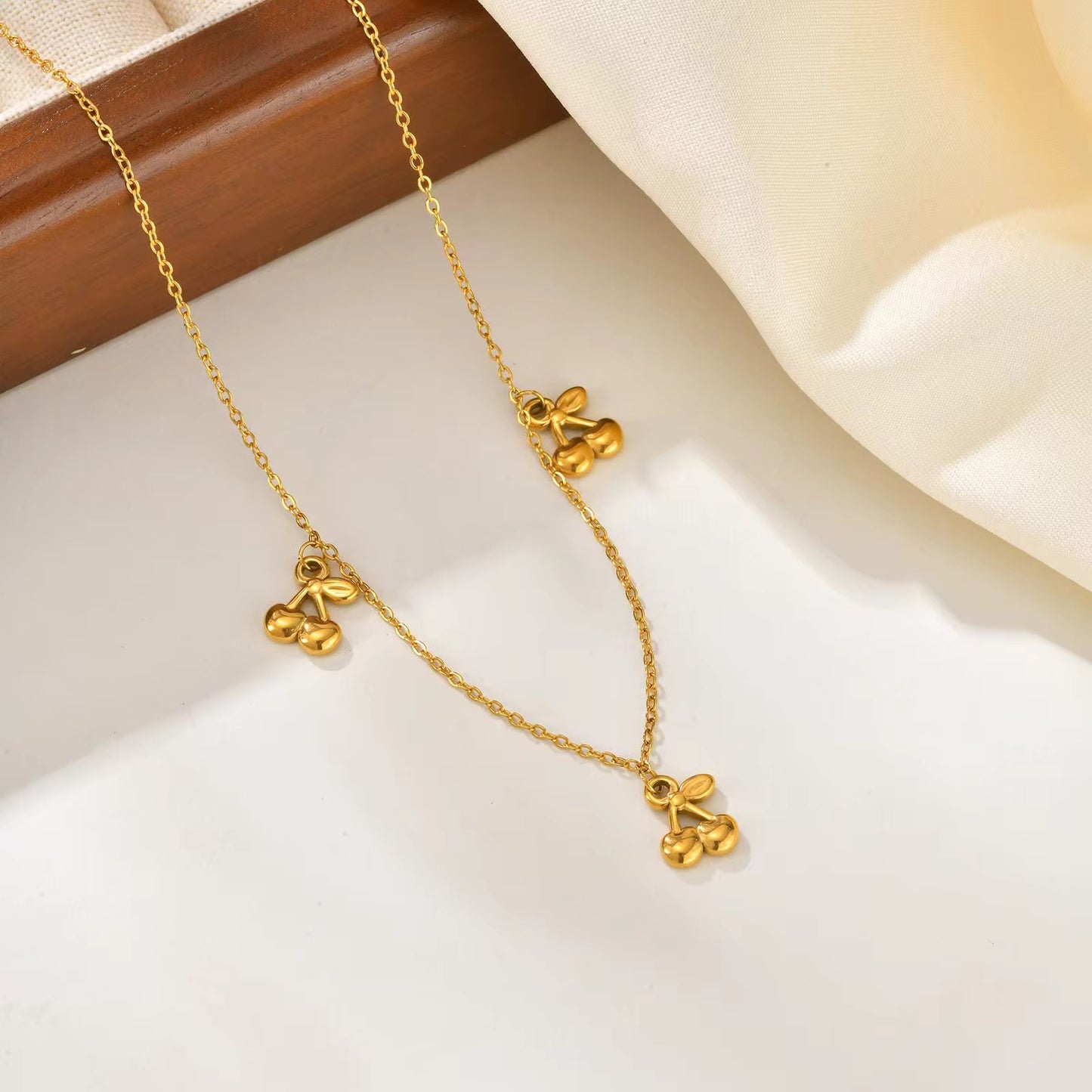 Cherry Necklace (PLEASE READ DESCRIPTION)