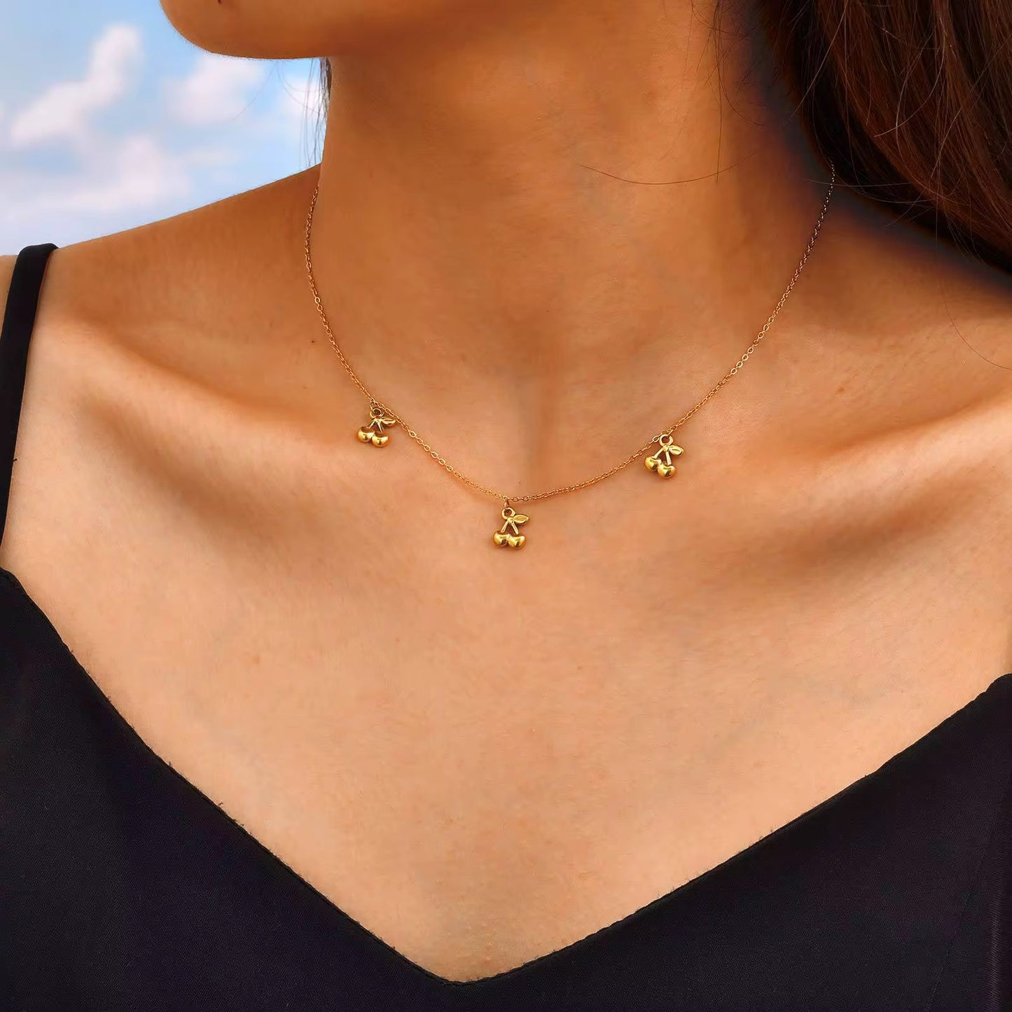 Cherry Necklace (PLEASE READ DESCRIPTION)