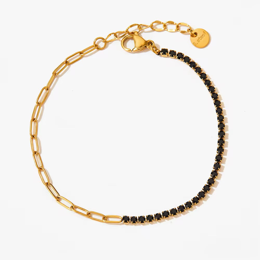 Cubic colourful tennis bracelet (PLEASE READ DESCRIPTION)