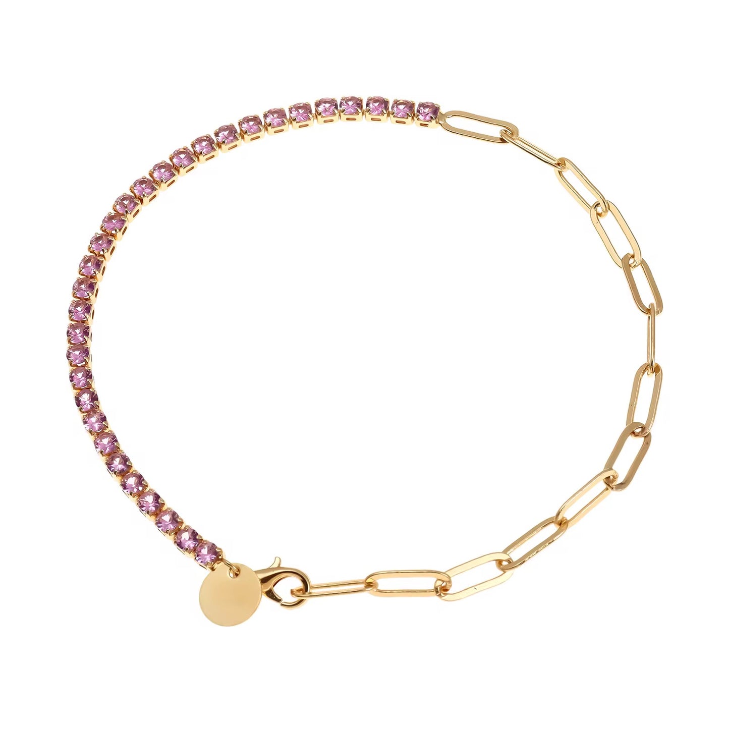 Cubic colourful tennis bracelet (PLEASE READ DESCRIPTION)