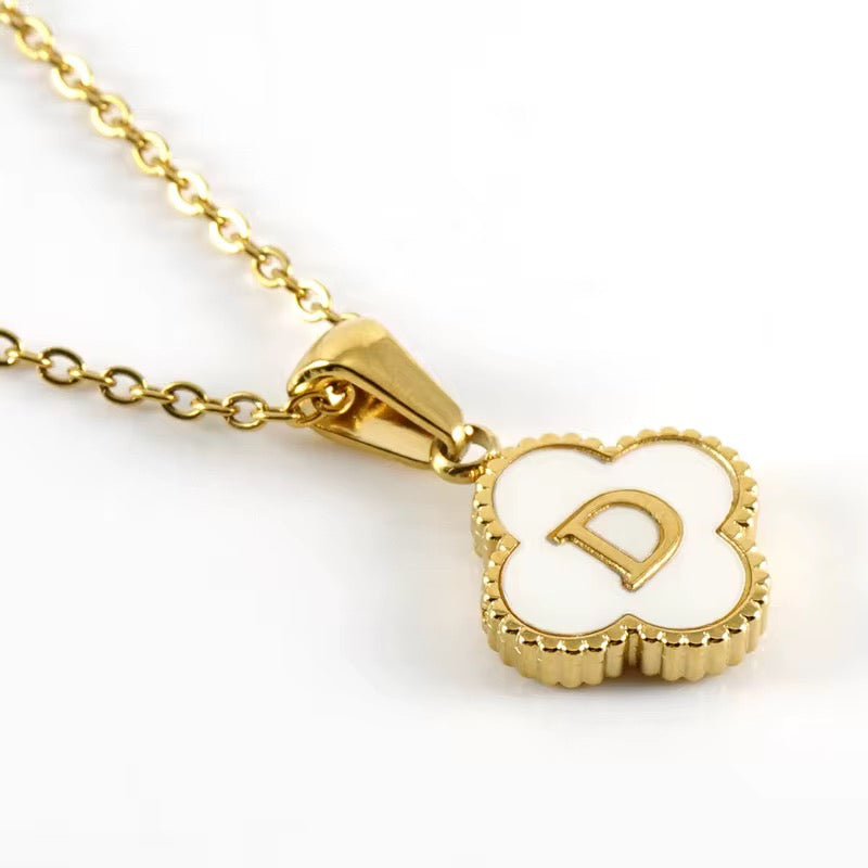 Clover Initial Necklace (PLEASE READ DESCRIPTION)