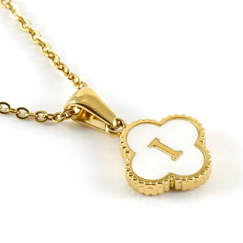 Clover Initial Necklace (PLEASE READ DESCRIPTION)