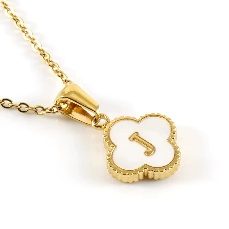 Clover Initial Necklace (PLEASE READ DESCRIPTION)