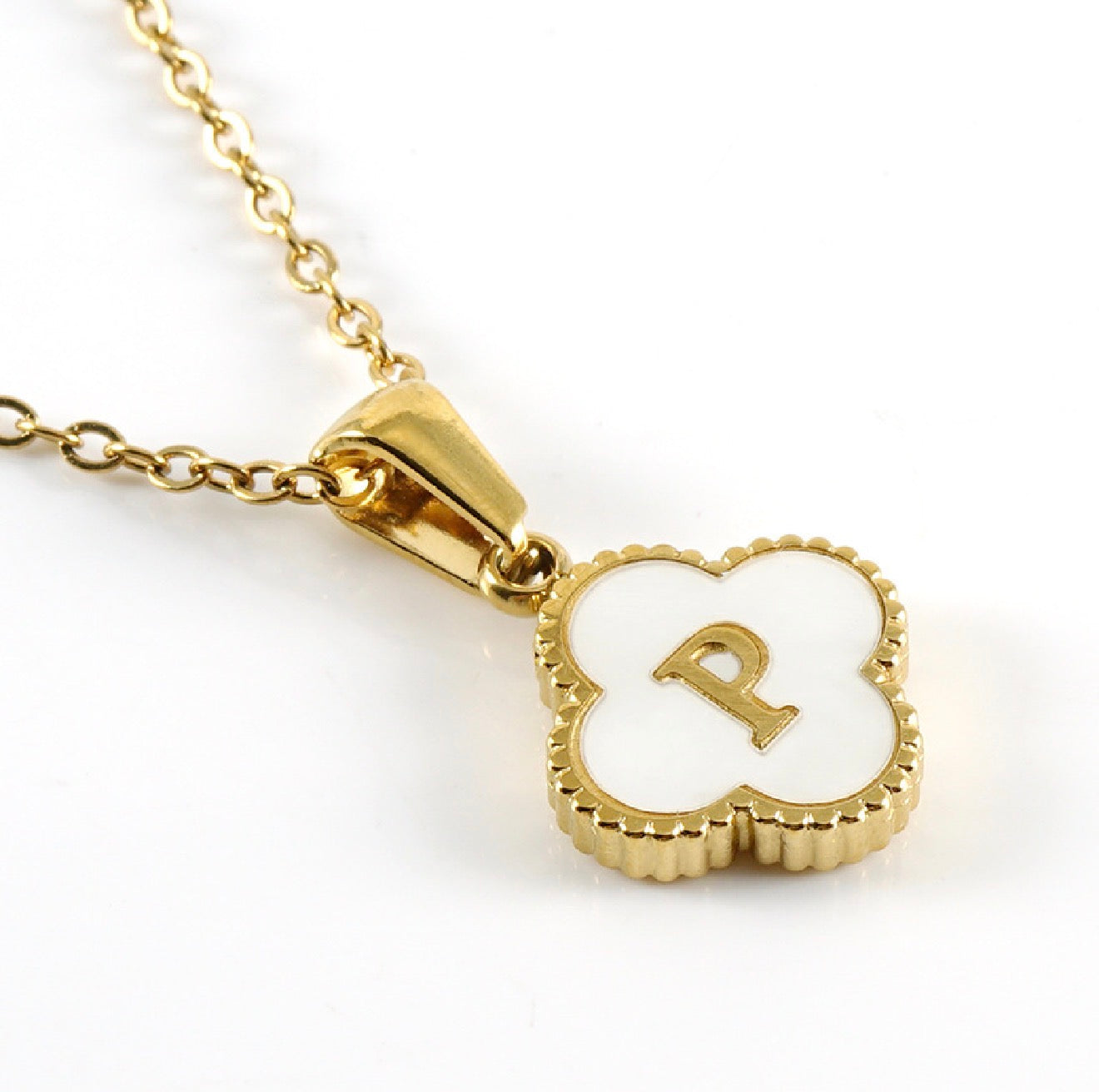 Clover Initial Necklace (PLEASE READ DESCRIPTION)