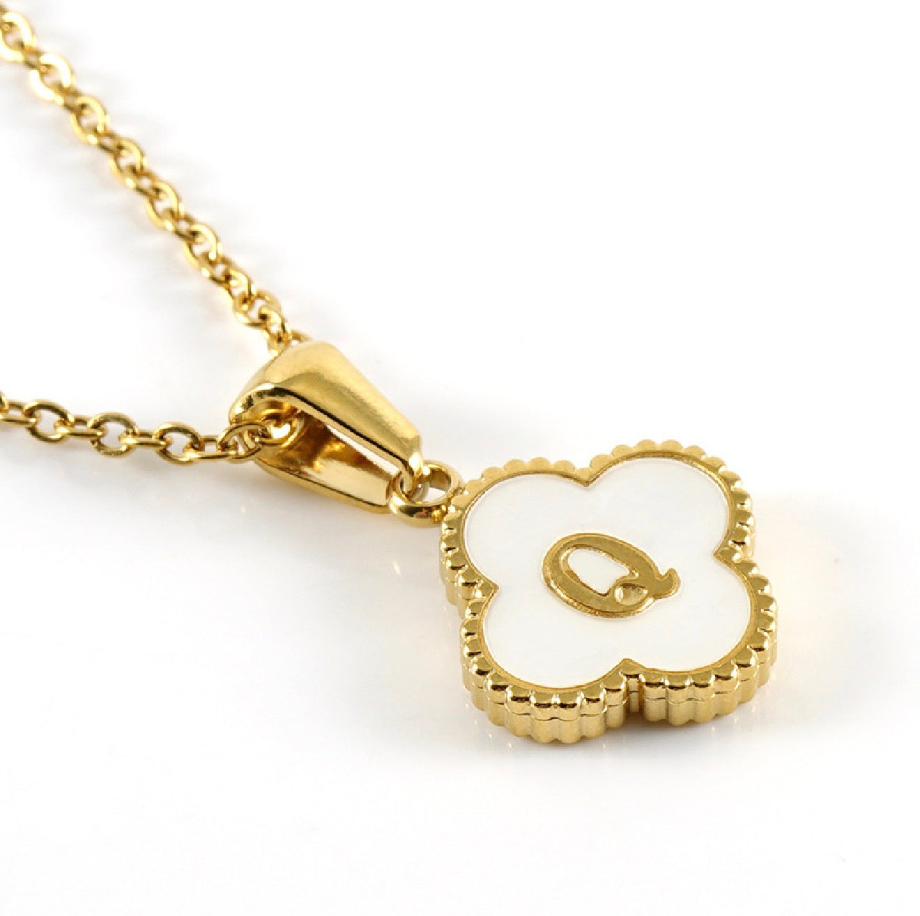 Clover Initial Necklace (PLEASE READ DESCRIPTION)