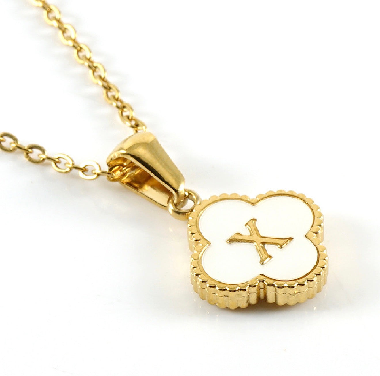 Clover Initial Necklace (PLEASE READ DESCRIPTION)