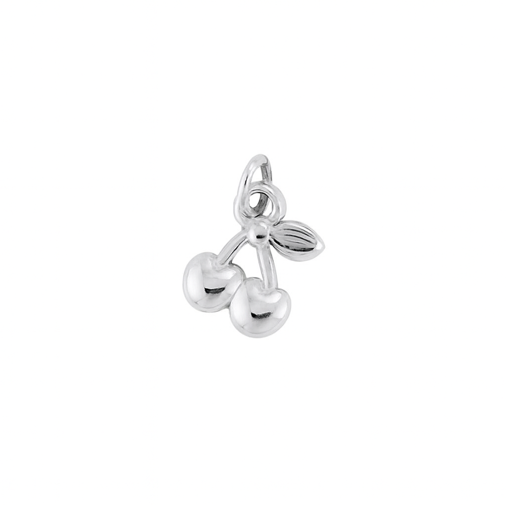 cherry charm silver